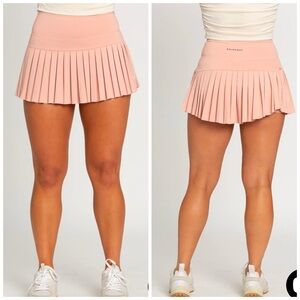 NWT Gold Hinge Peach / Pink Tennis Skirt S